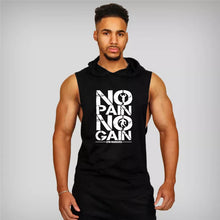 Load image into Gallery viewer, No Pain No Gain Training Tank Hoodie