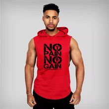 Load image into Gallery viewer, No Pain No Gain Training Tank Hoodie