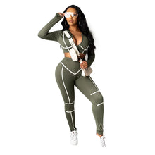 Load image into Gallery viewer, Zip-Up Andromeda Swag Active Sports Set