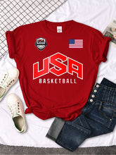Load image into Gallery viewer, USA Women's Basketball Tshirt
