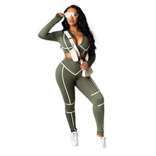 Load image into Gallery viewer, Zip-Up Andromeda Swag Active Sports Set