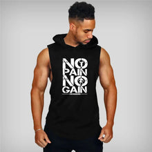 Load image into Gallery viewer, No Pain No Gain Training Tank Hoodie