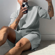 Load image into Gallery viewer, Corduroy Swag Men's Shorts Set