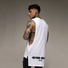 Load image into Gallery viewer, No Pain, No Gain Extended Casual Tank