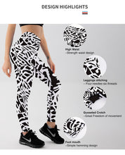 Load image into Gallery viewer, Concrete Mosaic Swag Leggings