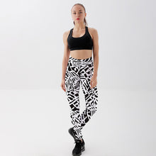 Load image into Gallery viewer, Concrete Mosaic Swag Leggings