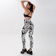 Load image into Gallery viewer, Concrete Mosaic Swag Leggings
