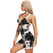 Load image into Gallery viewer, Textured Tie Dye Sports Fit Active Suit