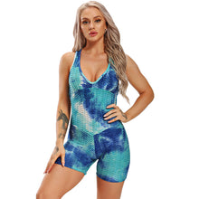 Load image into Gallery viewer, Textured Tie Dye Sports Fit Active Suit