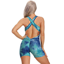 Load image into Gallery viewer, Textured Tie Dye Sports Fit Active Suit