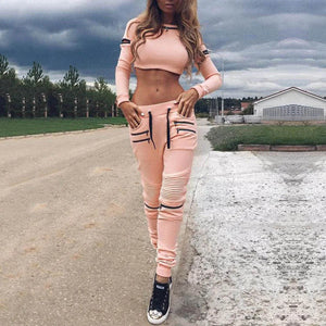 Crop Casual Swag Fit Set