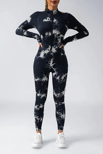 Marble Fit Abstract Sports Swag Fit Bodysuit