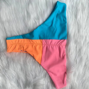 Colorblock Swag Fit Fashion Swimsuit