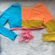 Load image into Gallery viewer, Colorblock Swag Fit Fashion Swimsuit
