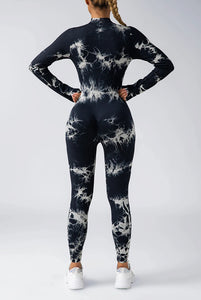 Marble Fit Abstract Sports Swag Fit Bodysuit