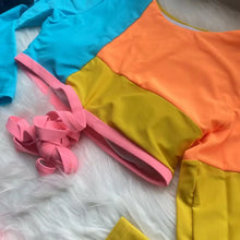 Load image into Gallery viewer, Colorblock Swag Fit Fashion Swimsuit
