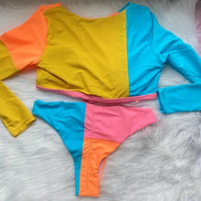 Load image into Gallery viewer, Colorblock Swag Fit Fashion Swimsuit
