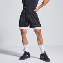 Load image into Gallery viewer, Sportive Side Pocket Stash Compression Athletic Shorts
